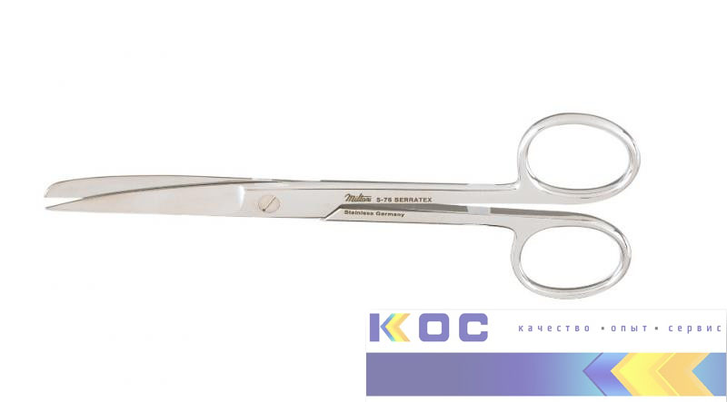 Ножницы: Operating изогнутые 170мм (Ножницы тупоконечные, вертикально - изогнутые, 170 мм)